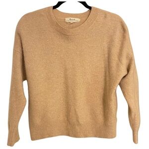 Madewell Cashmere Sweater in Cream